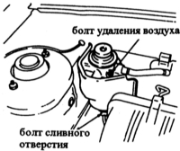  Слив отстоя топливного фильтра дизельного двигателя/замена топливного фильтра Mazda 323