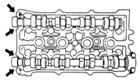  Снятие и установка распределительных валов Mazda 323
